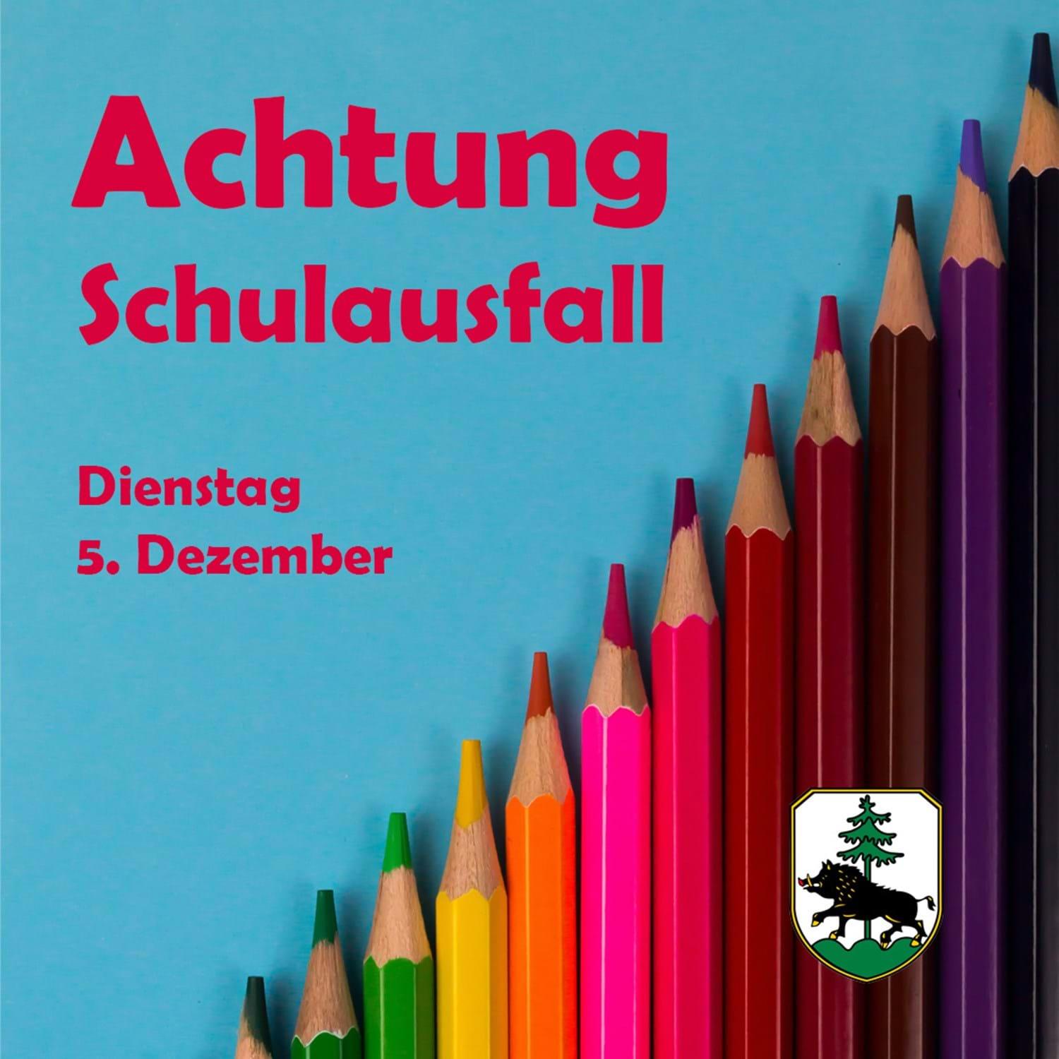 Witterungsbedingter Ausfall des Präsenzunterrichts